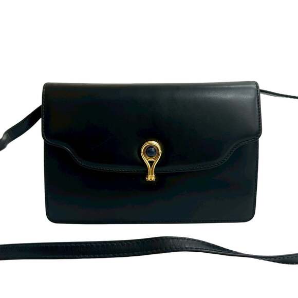 GUCCI Handbags - GUCCI (Old Gucci) Vintage Calf Leather Mini Shoulder Bag/Pochette/Sacoche, Na...